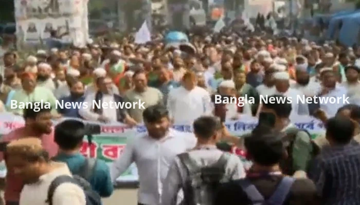 পাঁচ দাবিতে জামায়াতসহ ৮ সমমনা দলের পদযাত্রা