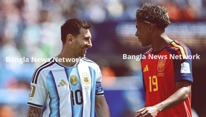 নভেম্বরেই মুখোমুখি হতে পারে আর্জেন্টিনা ও স্পেন