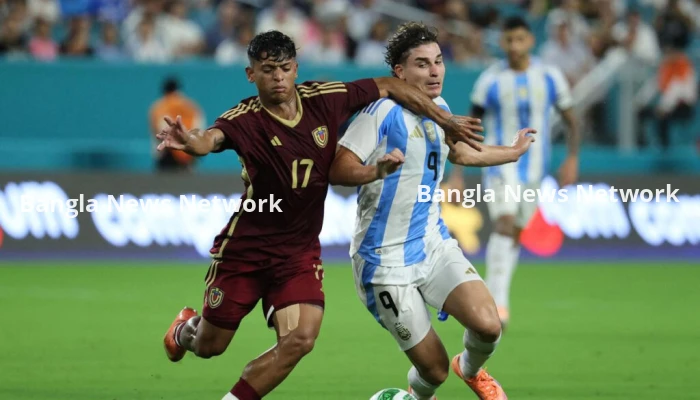 ভেনেজুয়ালাকে হারালো আর্জেন্টিনা, একাদশে ছিলেন না মেসি