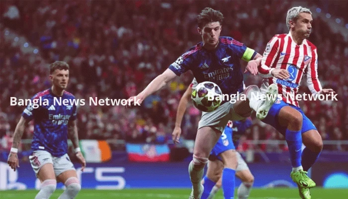 অ্যাতলেটিকোর মাঠে পেনাল্টিতে ড্র, দ্বিতীয় লেগে তাকিয়ে আর্সেনাল-অ্যাতলেটিকো