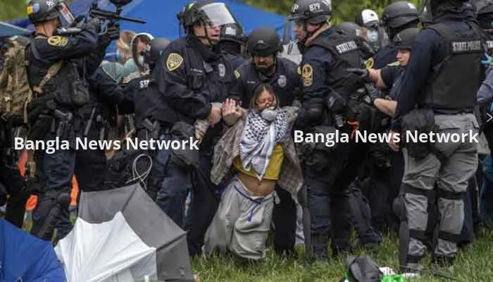 ভার্জিনিয়া বিশ্ববিদ্যালয় থেকে ২৫ ফিলিস্তিনপন্থী বিক্ষোভকারী আটক