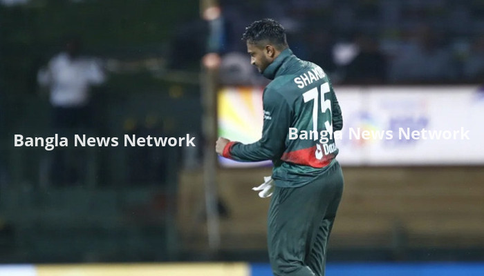 সাকিবের বলে ইব্রাহিম আউট