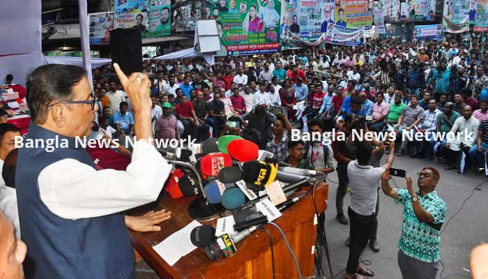 বিএনপির পরিণতি শাপলা চত্বরের চেয়েও করুণ হবে: ওবায়দুল কাদের