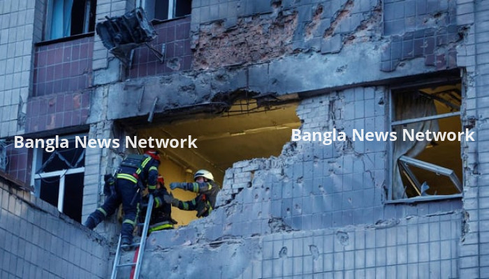 কিয়েভে রাতের বেলায় 'ব্যাপক' ড্রোন হামলা