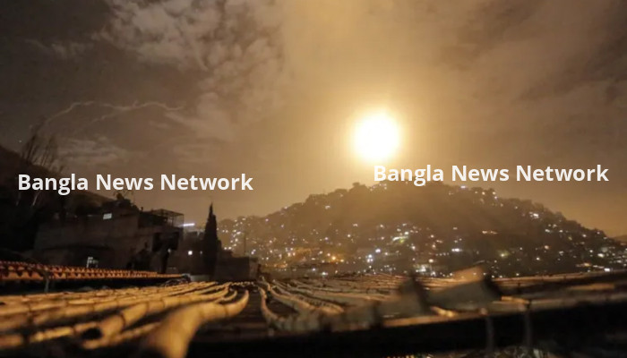 রাতের অন্ধকারে সিরিয়ায় বিমান হামলা ইসরায়েলের