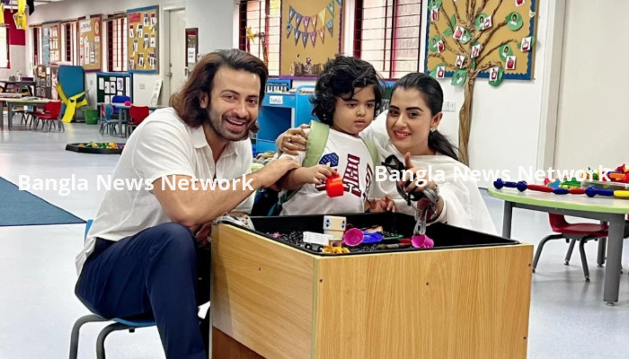 শাকিব-বুবলীর সঙ্গে স্কুলে শেহজাদের প্রথম দিন
