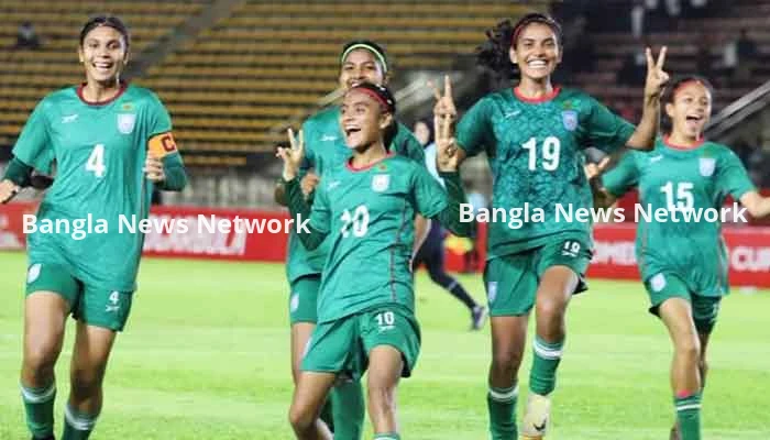 লাওসকে হারিয়ে দুর্দান্ত সূচনায় বাংলাদেশ অনূর্ধ্ব-২০ নারী দল