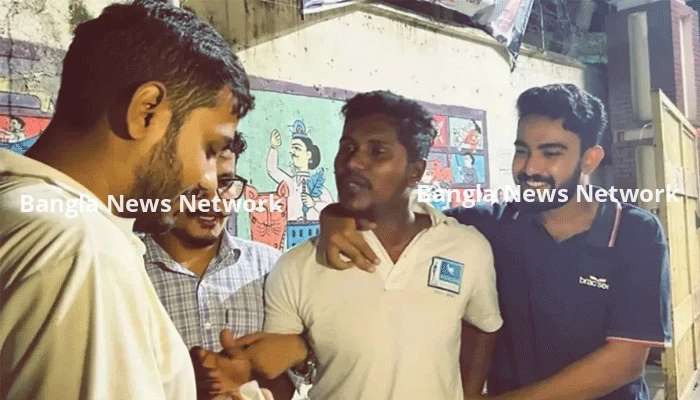 জগন্নাথ বিশ্ববিদ্যালয়ে নিষিদ্ধ ছাত্রলীগ নেতা আটক