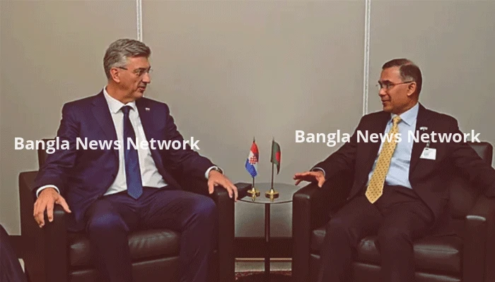 তারেক রহমানের সঙ্গে ক্রোয়েশিয়ার প্রধানমন্ত্রীর দ্বিপাক্ষিক বৈঠক