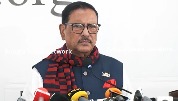 বিএনপি এবারও ব্যর্থ, অপেক্ষা ছাড়া কিছুই করার নেই : ওবায়দুল কাদের