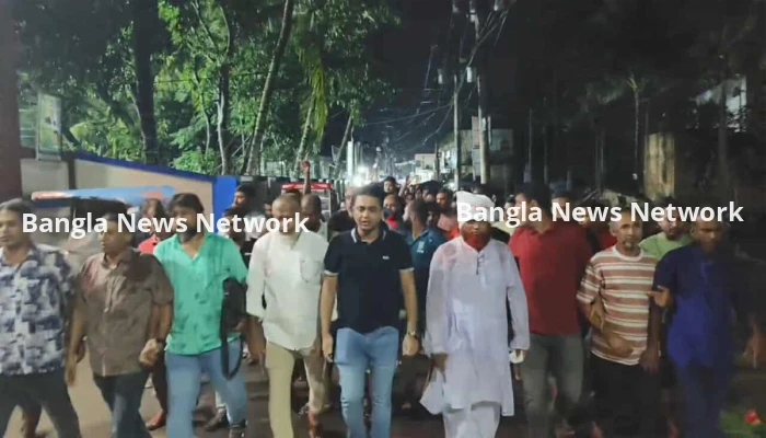 সংসদীয় সীমানা পরিবর্তনের প্রতিবাদে সাতক্ষীরা-৪ আসনে বিএনপির বিক্ষোভ