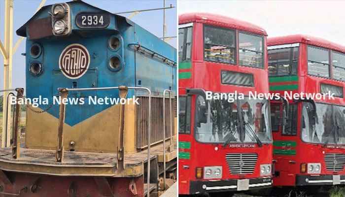রেলের বিকল্প হিসেবে বিআরটিসি বাস সার্ভিস চালু