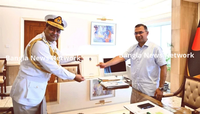 প্রধানমন্ত্রীর সঙ্গে নবনিযুক্ত নৌবাহিনী প্রধানের সৌজন্য সাক্ষাৎ