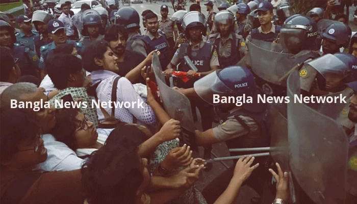 নিউমুরিং টার্মিনাল ডিপি ওয়ার্ল্ডকে দেওয়ার প্রতিবাদে বিক্ষোভ রাজধানীতে, পুলিশের লাঠিপেটা