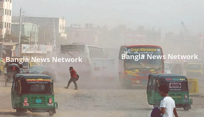 বায়ুদূষণের তালিকায় আবারও শীর্ষে ঢাকা