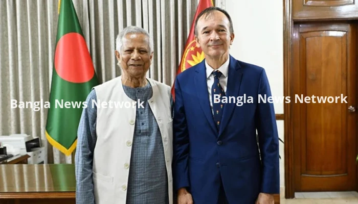 প্রধান উপদেষ্টার সঙ্গে ডাচ রাষ্ট্রদূতের বিদায়ী সাক্ষাৎ