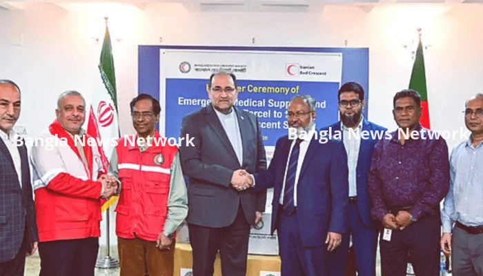 ঢাকা থেকে জরুরি ওষুধ ও চিকিৎসাসামগ্রী যাচ্ছে ইরানে