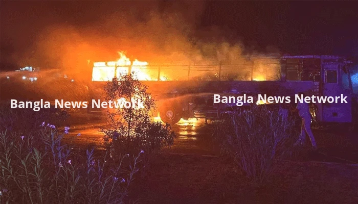 ভারতে স্লিপার বাসে ভয়াবহ আগুন, নিহত ৯