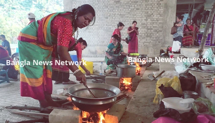 পার্বত্যাঞ্চলে উৎসবের আমেজ, বিজুতে ঐতিহ্যবাহী ‘পাজন’