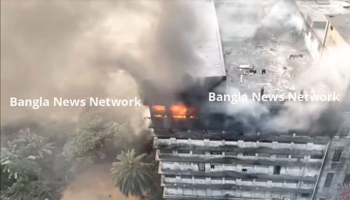 হাজারীবাগে চামড়ার গুদামে আগুন নিয়ন্ত্রণে