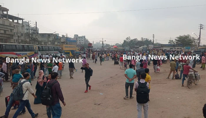 পরিচ্ছন্নতাকর্মীর মৃত্যুতে গাবতলী প্রধান সড়কে অবরোধ