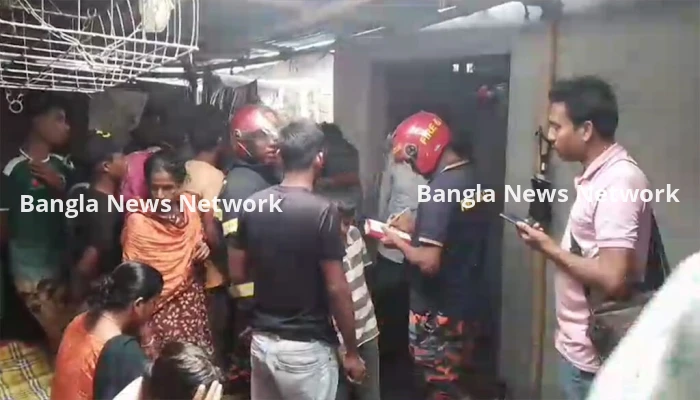 দিনাজপুরে গ্যাস সিলিন্ডারের লিকেজের আগুনে দগ্ধ ৩