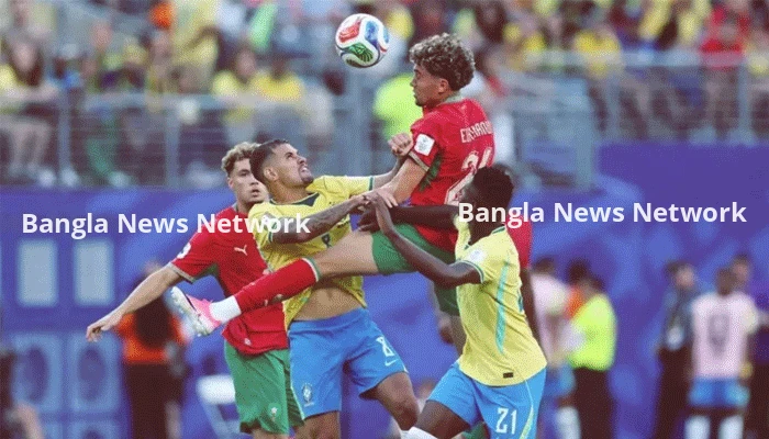 আটলাসের সিংহদের গর্জনে ব্রাজিল যেন ‘কাগুজে বাঘ’
