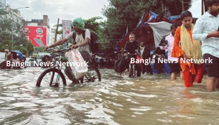 ভোর থেকেই ঢাকায় বৃষ্টি, জলাবদ্ধতায় জনদুর্ভোগ, কিছু স্কুলে পরীক্ষা বন্ধ