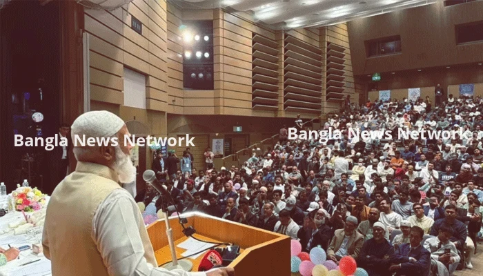 টোকিওতে জামায়াত আমিরকে বর্ণাঢ্য নাগরিক সংবর্ধনা