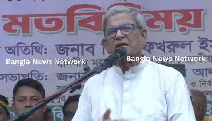 আমার বক্তব্য ভুলভাবে উপস্থাপন করেছে গণমাধ্যম: মির্জা ফখরুল