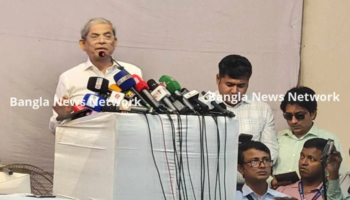 প্রধান উপদেষ্টার বক্তব্যে আশাহত মির্জা ফখরুল