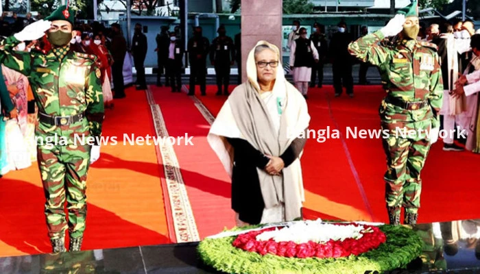 বঙ্গবন্ধুর স্বদেশ প্রত্যাবর্তন দিবসে প্রধানমন্ত্রীর শ্রদ্ধা