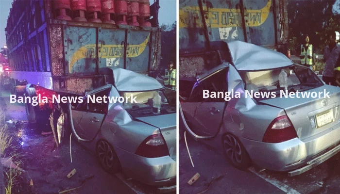 ভাঙ্গায় দাঁড়িয়ে থাকা ট্রাকে প্রাইভেটকারের ধাক্কা, নিহত ৪