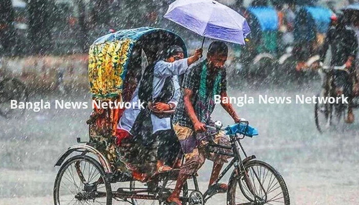 সোমবার থেকে টানা বৃষ্টির আভাস