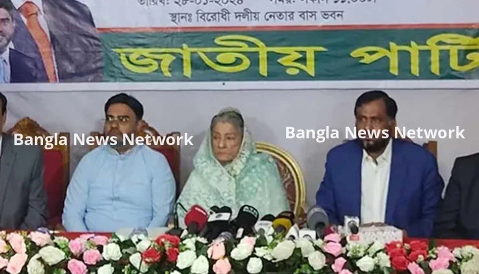নিজেকে জাপার চেয়ারম্যান ঘোষণা দিলেন রওশন এরশাদ