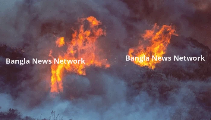 তীব্র দাবানলে জ্বলছে দক্ষিণ ক্যালিফোর্নিয়া, সরিয়ে নেওয়া হচ্ছে বাসিন্দাদের