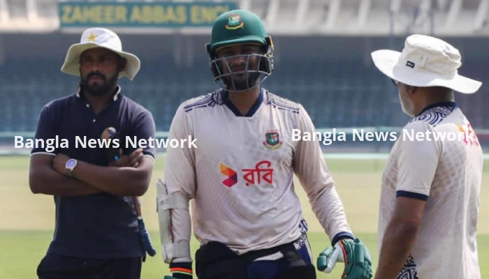পাকিস্তানে গিয়ে অনুশীলন শুরু করেছেন সাকিব