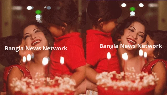 সন্তানদের স্নিগ্ধ ছোঁয়ায় পরীমণির জন্মদিনের প্রথম প্রহর