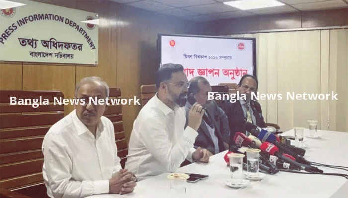 কোনো এক সময় বাংলাদেশ বিশ্বকাপ ফুটবল খেলবে: ক্রীড়া প্রতিমন্ত্রী