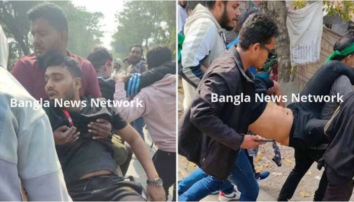 বাগেরহাটে শিক্ষার্থীদের মার্চ ফর ইউনিটির গাড়িবহরে হামলা