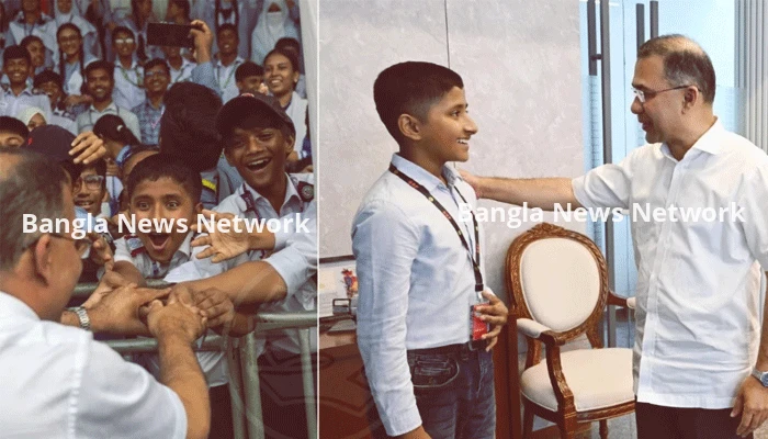 প্রধানমন্ত্রীর সঙ্গে সাক্ষাৎ করল হাসিতে মন জয় করা মাইলস্টোনে বোন হারানো সেই তাহসিন