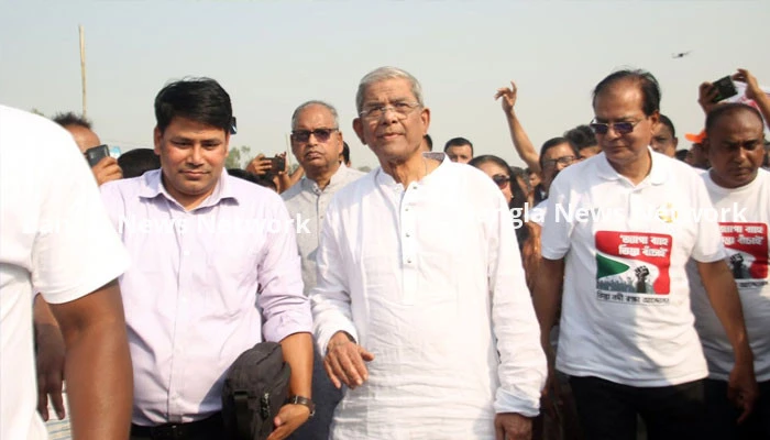 তিস্তার একফোঁটা পানি আনতে পারেনি আ.লীগ : মির্জা ফখরুল