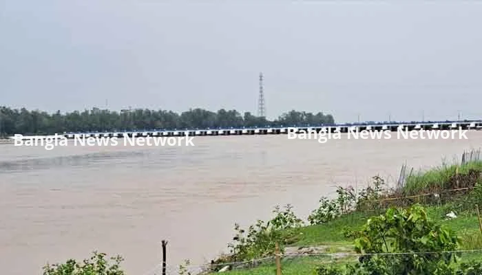 ভারতের ঢলে বাড়ছে তিস্তার পানি, বন্যার আশঙ্কা