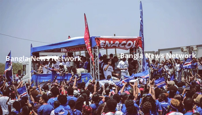 দেশে ফিরে বীরোচিত সংবর্ধনা পেলেন কেপ ভার্দের ফুটবলাররা