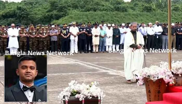 নিহত পাইলট তৌকিরের নামাজে জানাজা সম্পন্ন