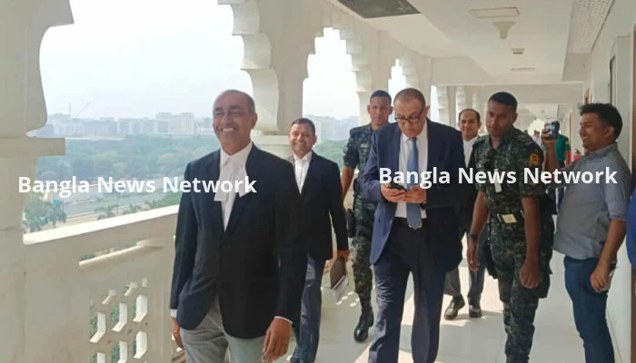 হাইকোর্ট ঘুরে দেখলেন ফিলিস্তিনের রাষ্ট্রদূত ইউসুফ রামাদান