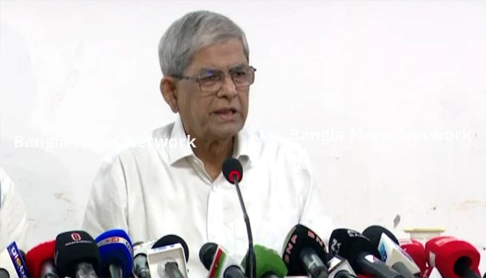 জুলাই ঘোষণার অঙ্গীকারে শুরু হবে নতুন গণতান্ত্রিক দেশের পথচলা: মির্জা ফখরুল