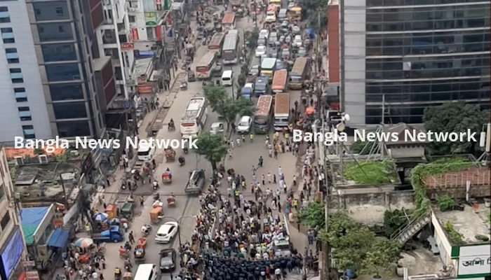 জাগপার ঘেরাও কর্মসূচি বাড্ডাতেই আটকে দিলো পুলিশ