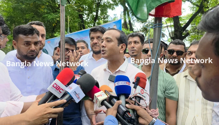 শিক্ষাপ্রতিষ্ঠানে গুপ্ত রাজনীতি নিষিদ্ধের দাবি জানালেন ছাত্রদলের সভাপতি