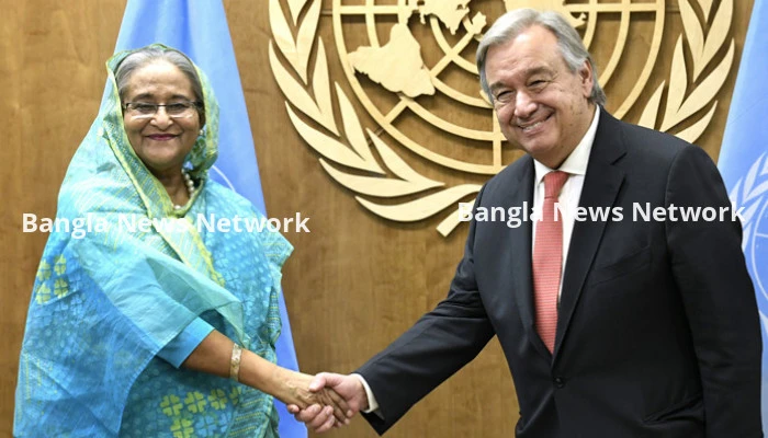 শেখ হাসিনাকে অভিনন্দন জানিয়েছে জাতিসংঘ